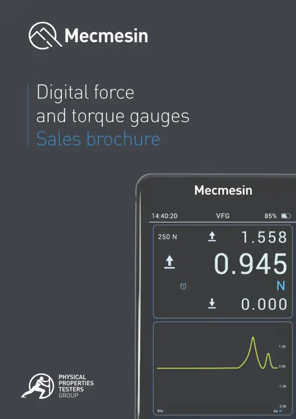 Digital Force Torque Gauges Brochure
