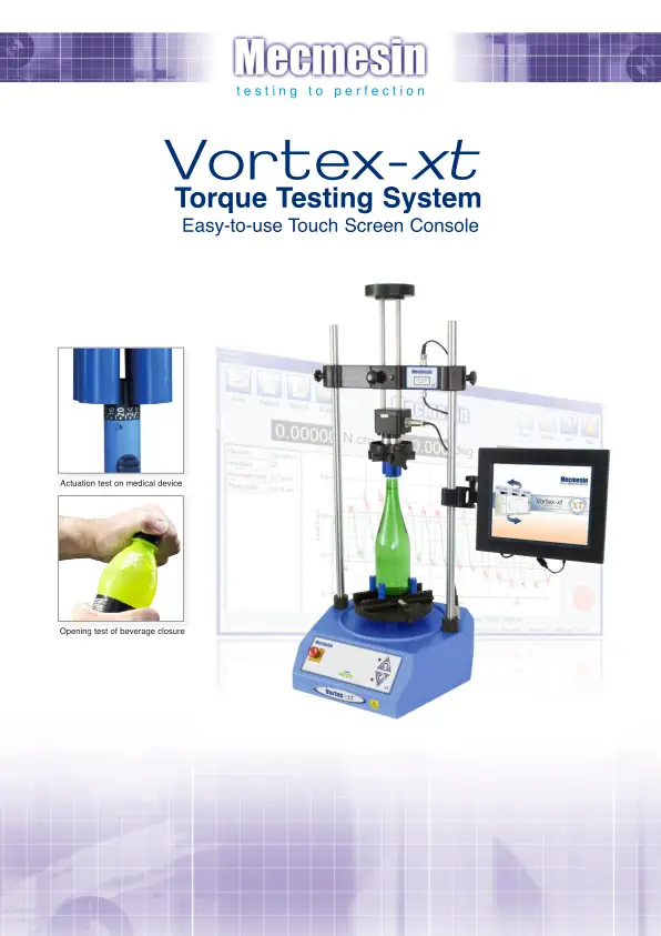 Mecmesin Vortex-xt Brochure